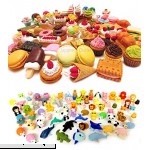 Iwako Erasers Animal & Dessert Assorted Collection Pack of 30 15 Animals + 15 Desserts